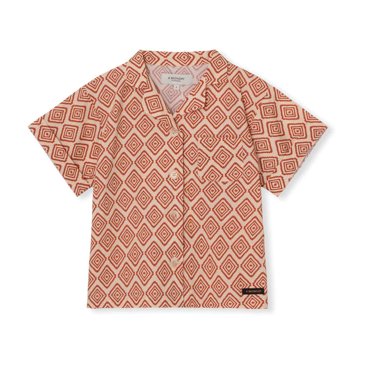 A Monday in Copenhagen - Clement Shirt - Bruchetta Graphic Print