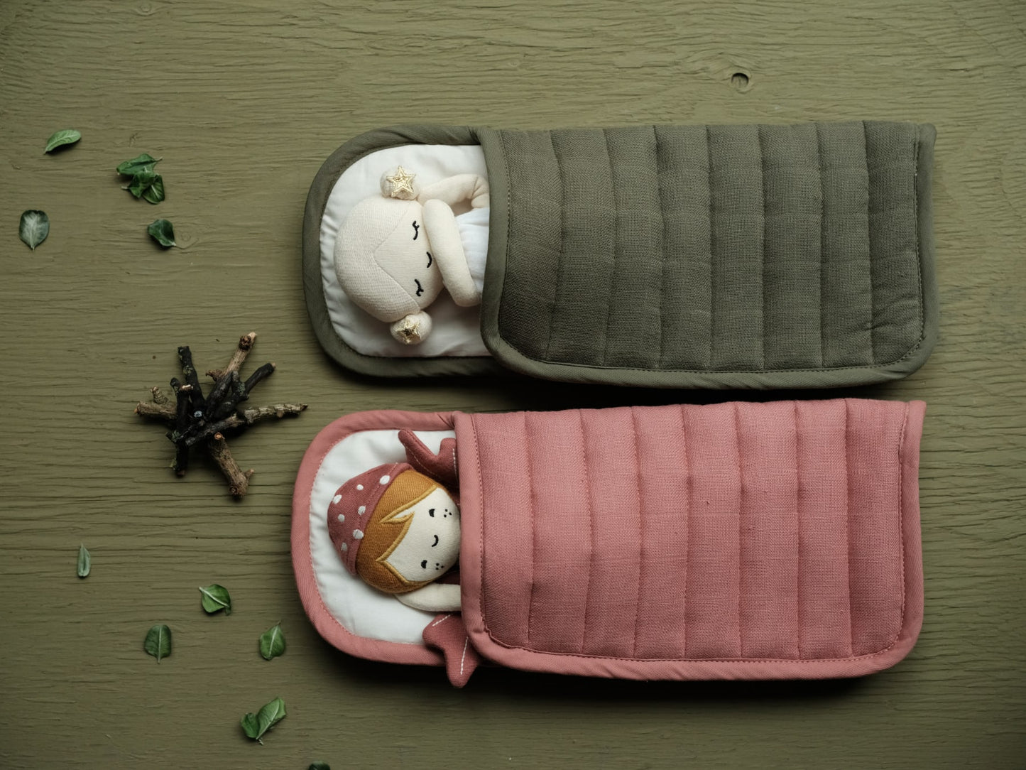 Fabelab - Doll Sleeping Bag – Olive