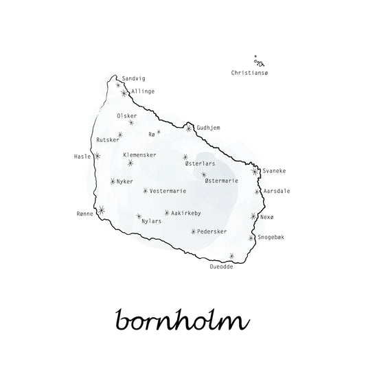 Bornholm plakat A3